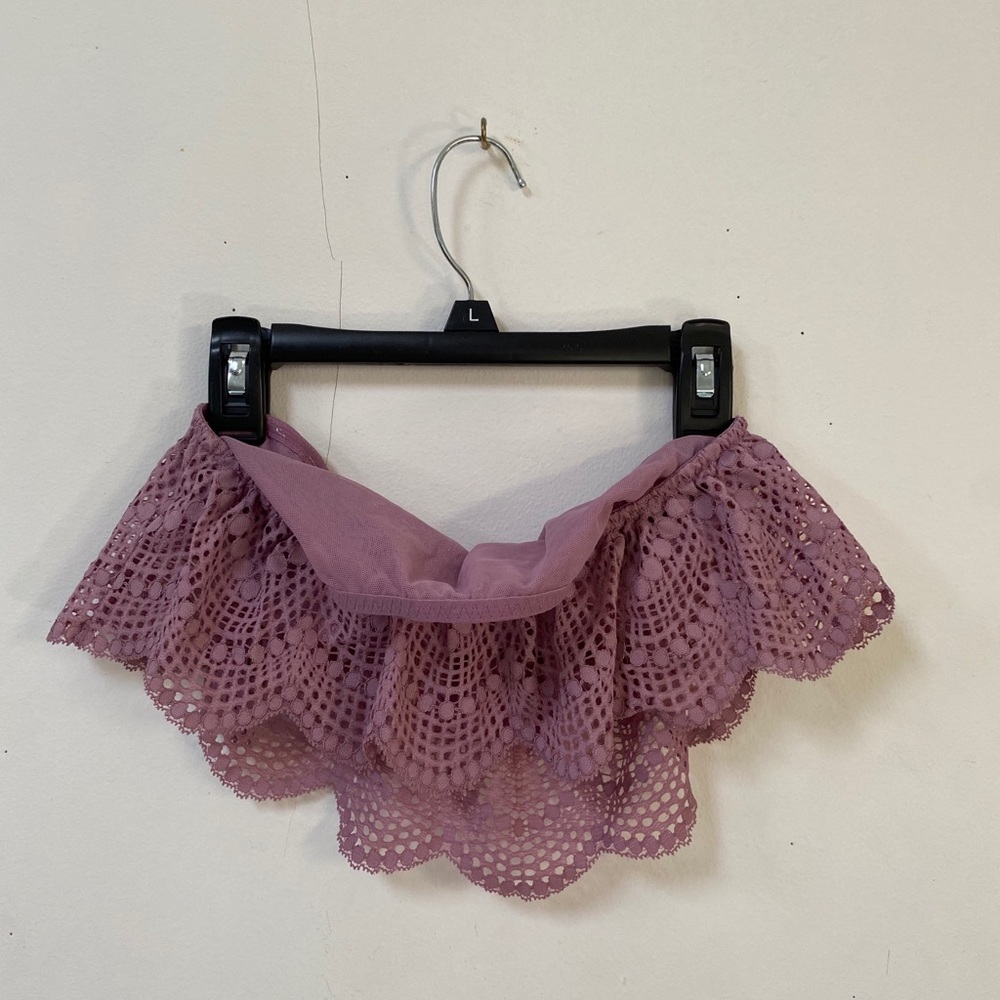 Victoria Secret Lace Cropped Shirt - Picture 3 of 4
